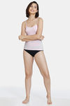 Zivame Girls Knit Cotton Camisole - Pink Dogwood — thumbnail 4